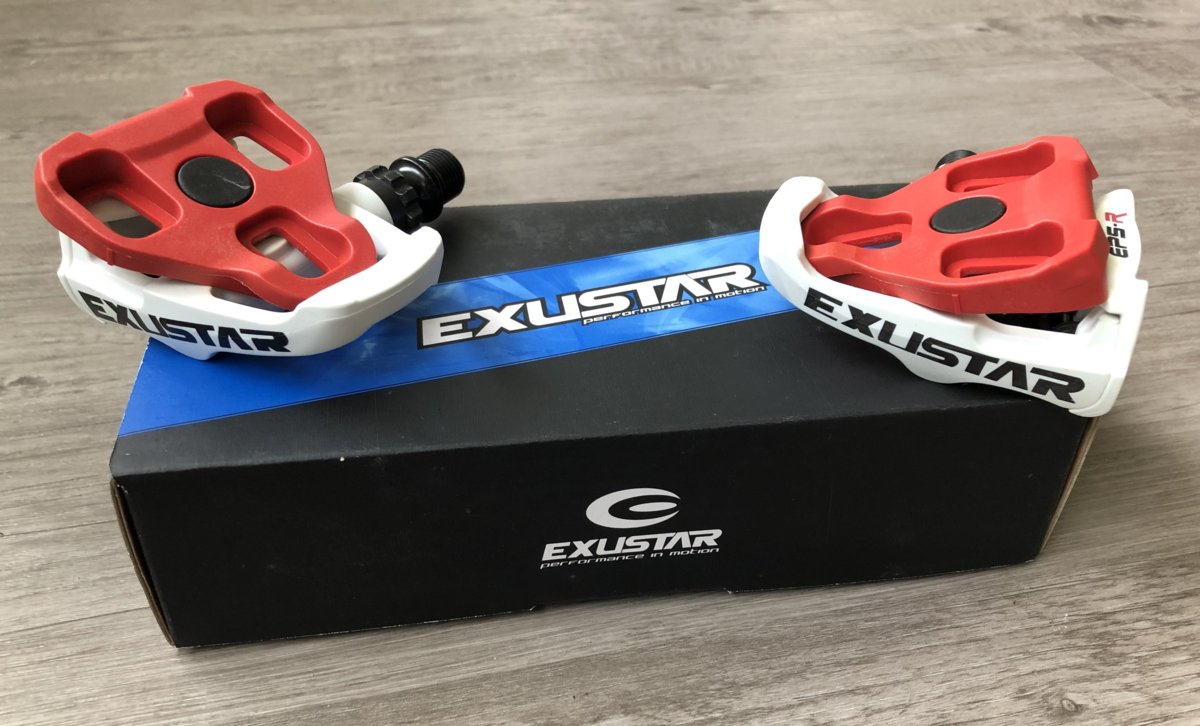 Exustar EPS R Look Keo Type Pedals inc Cleats 22.50 Components Pedals Clipless Road Websters Cycles Ltd