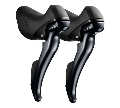 Shimano Sora ST-R3500 STI lever set, 9-speed, double click to zoom image