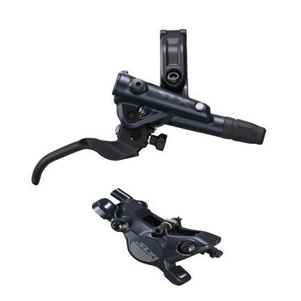 Shimano SLX BR-M7100/BL-M7100 2 pot bled brake lever/post mount calliper click to zoom image