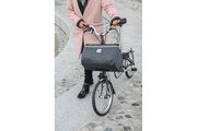 Brompton Borough Basket Bag in Dark Grey click to zoom image