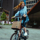 Brompton Tote Bag Made with Liberty Fabric Metropolis click to zoom image