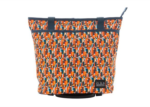 Brompton Tote Bag Made with Liberty Fabric Metropolis click to zoom image