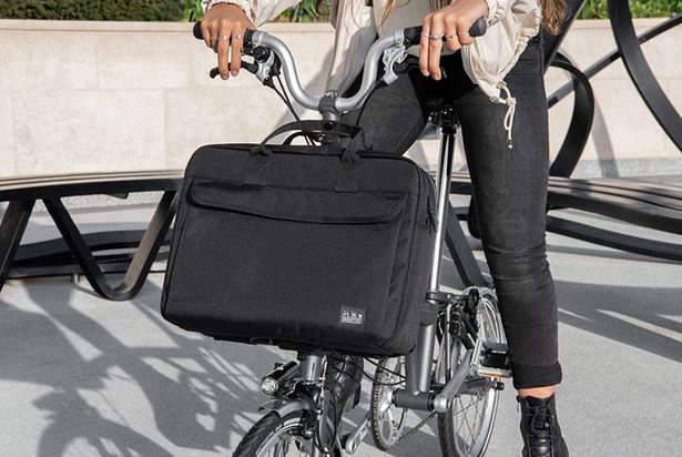 Brompton Metro City Bag Medium in Black 99.00 Brompton Parts Accessories Brompton Bikes Parts Accessories Websters Cycles Ltd