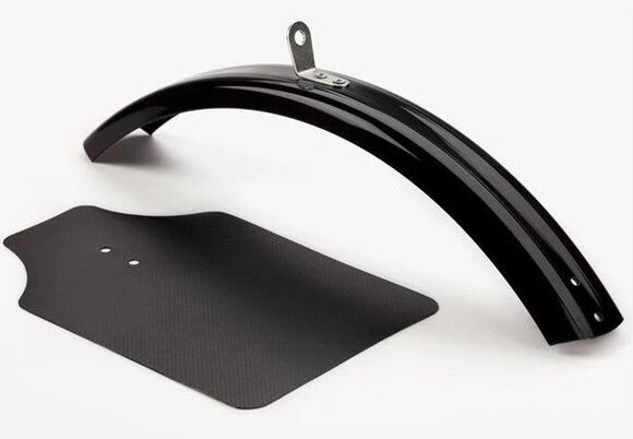 Brompton Front Mudguard Blade + Flap 2018 onwards Black click to zoom image