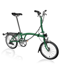 Brompton C-Line Explore Mid 6sp with Rack -Racing Green