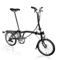 Brompton C-Line Explore High 6sp with Rack - Black