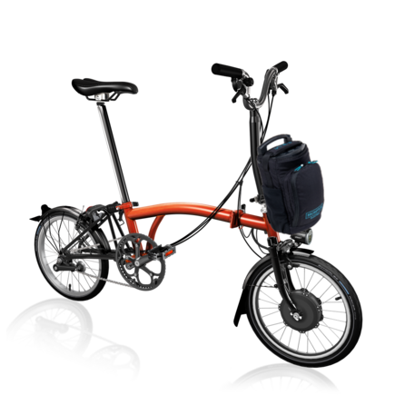 Brompton C-Line M6L Electric Flame Laquer /Black click to zoom image