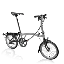 Brompton P-Line S4R Midnight Grey/Black
