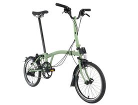 Brompton C-Line Black Edition Mid M6R Matcha Green