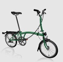 Brompton C-Line Black Edition Mid M6R Racing Green