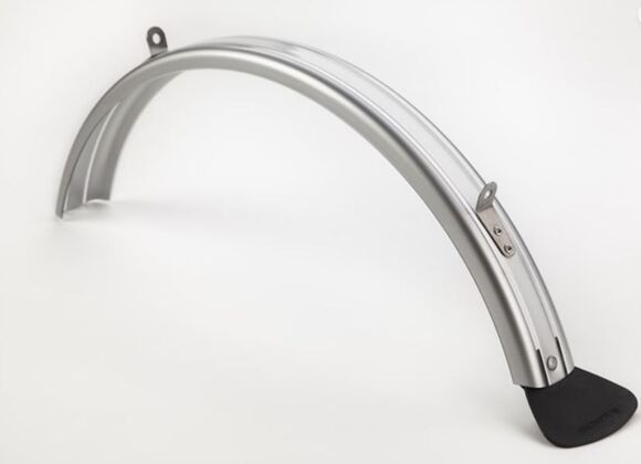 Brompton Rear Mudguard Blade + Flap For R Type Silver click to zoom image