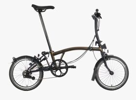 Brompton C-Line Explore S6R Black Lacquer-Black with Rack